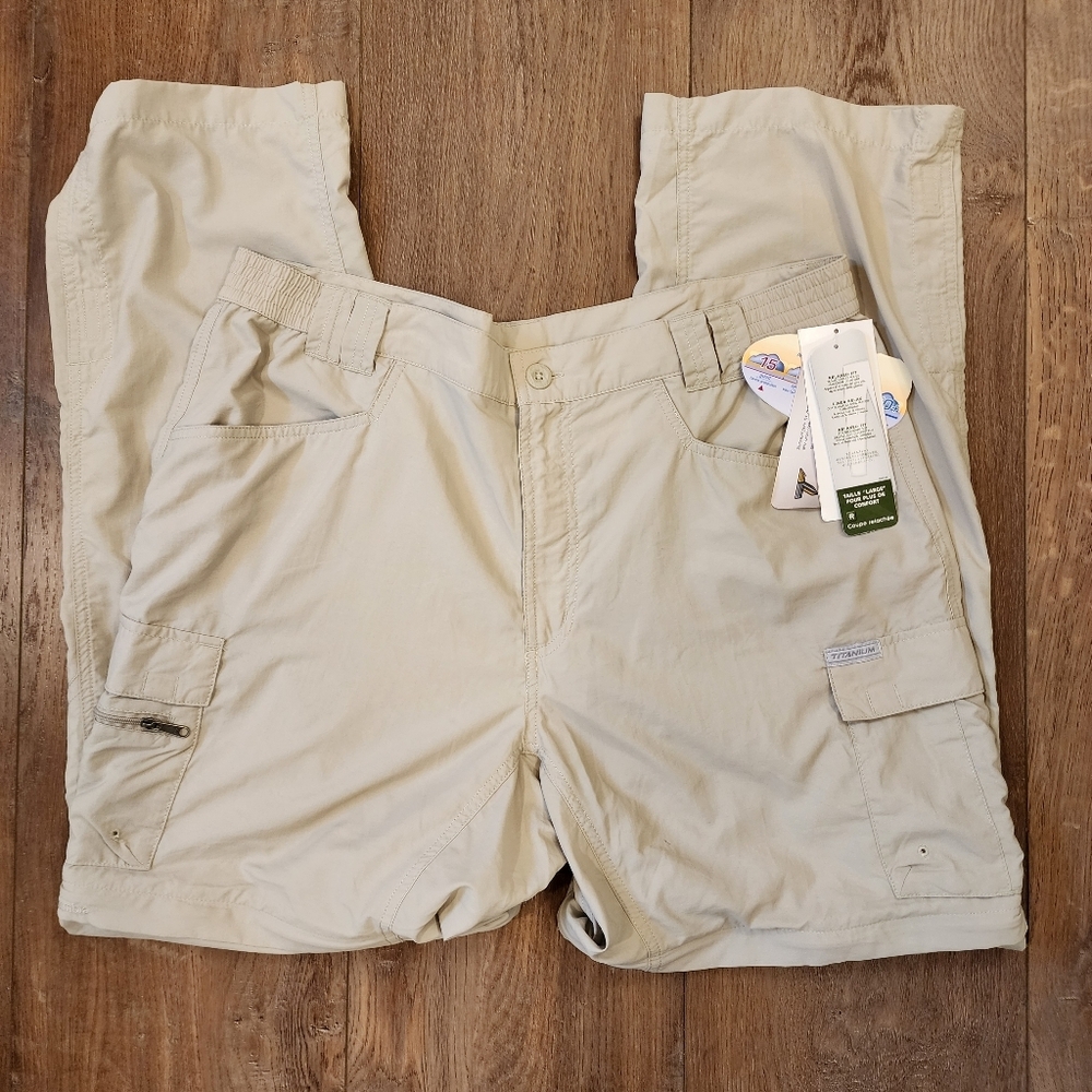 Columbia Sportswear Titanium Challenger II Convertible CargoPants Hiking size XL